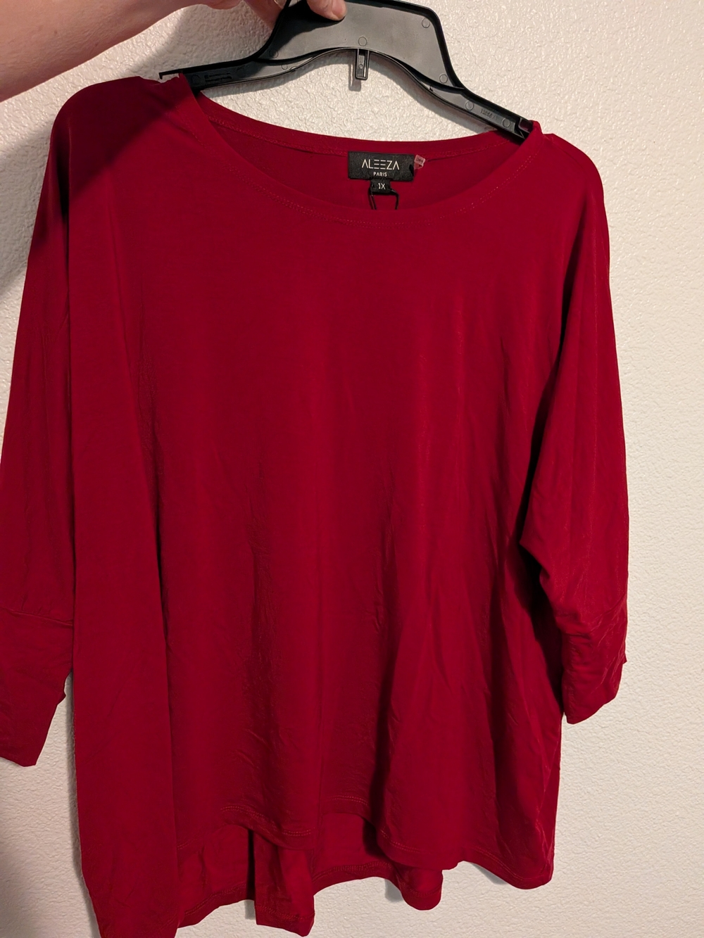 Aleeza Paris 3/4 Sleeve Dolman Top